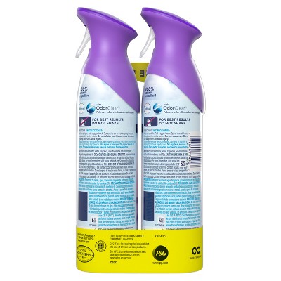Odor Eliminating 8.8 Oz. Mediterranean Lavender Scent Air Freshener Spray (2 Count)
