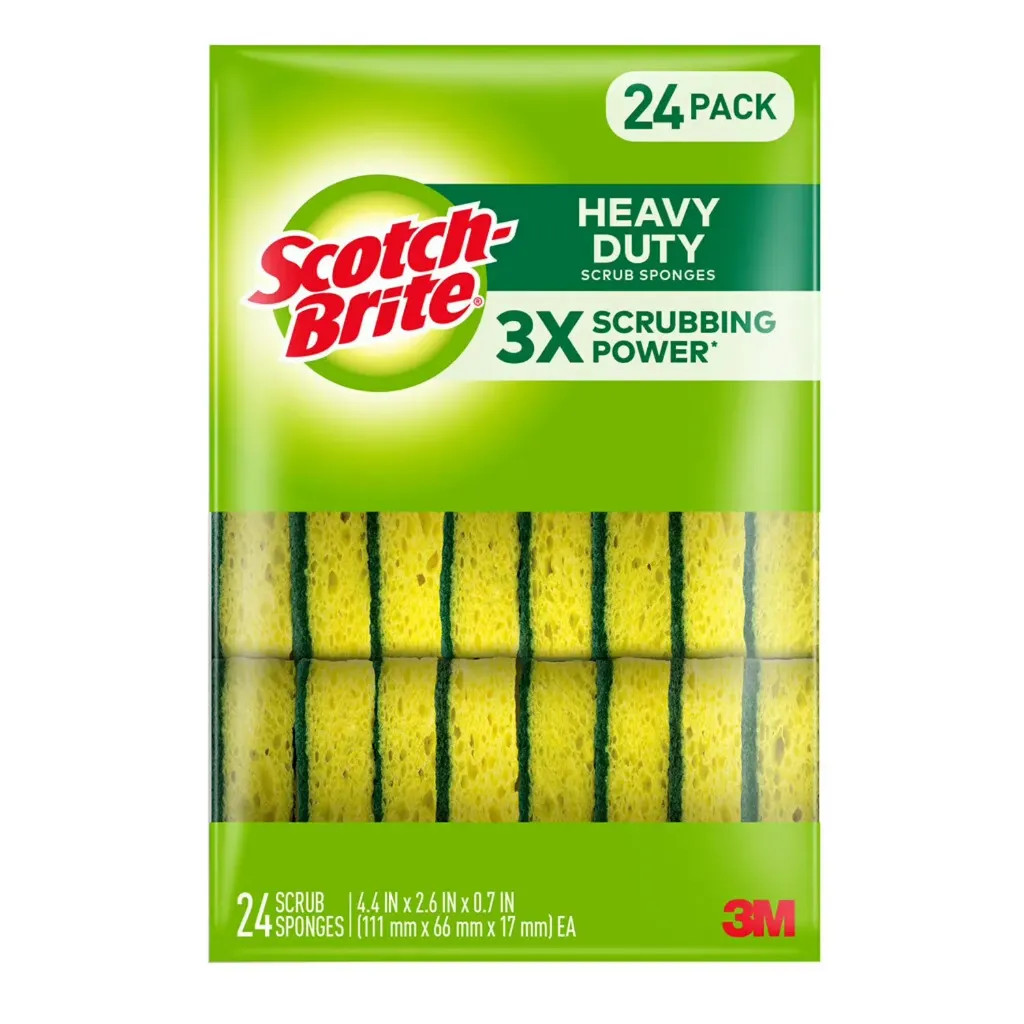 Scotch-Brite Éponge Récurante, Lot de 24 Éponges