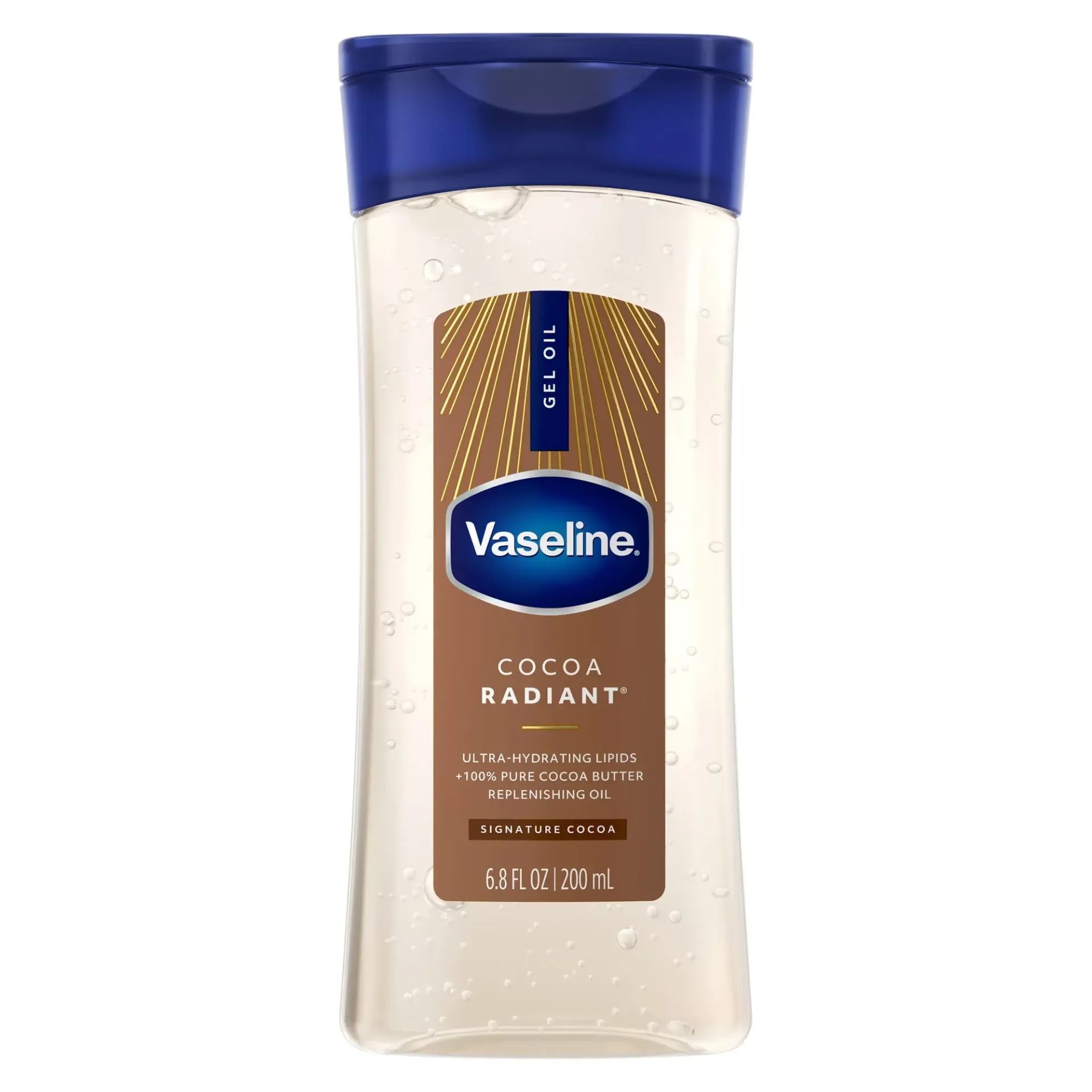 Vaseline Cocoa Radiant Gel-huile Corporel, 200 mL