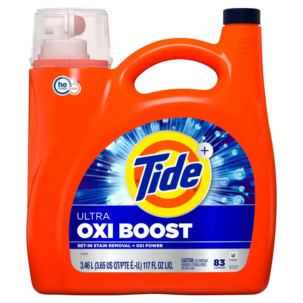 Tide Ultra Oxi Boost, 3,46 L, 83 Lavages