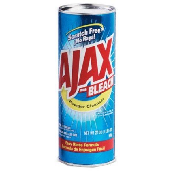 Ajax Nettoyant en Poudre Multi-Usage avec Javel, 595 g