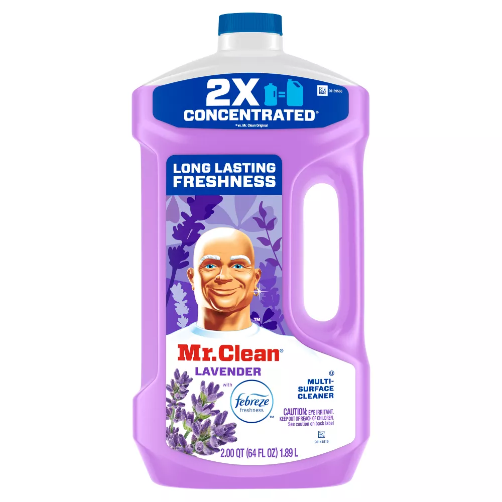 Mr. Clean Nettoyant Multi-surfaces, Lavande Febreze, 1,89 L