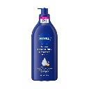 NIVEA Essentially Enriched Lait corporel pour Peaux Sèches à l'Acide Hyaluronique et à l'Huile d'Amande, 591 mL