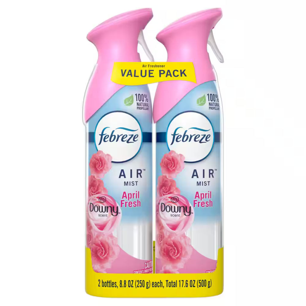 Febreze Désodorisant Spray April Fresh, 2 Unités 250 g (500 g)