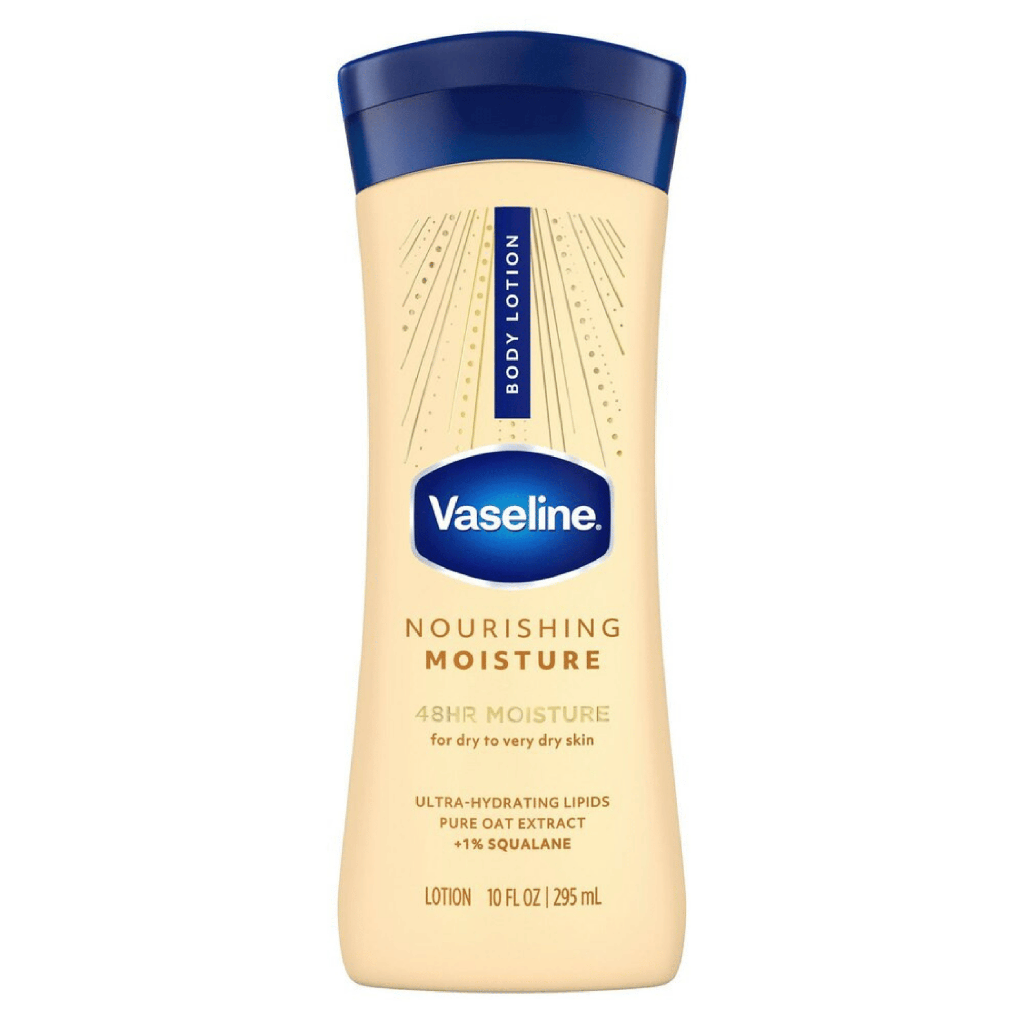 Vaseline Intensive Care – Lait corporel nourrissant à l'extrait d'avoine pur pour peaux sèches, 295 ml