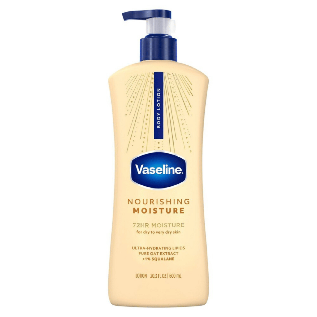 Vaseline Intensive Care Nourishing Moisture Body Lotion with Oat Extract, 600 ml