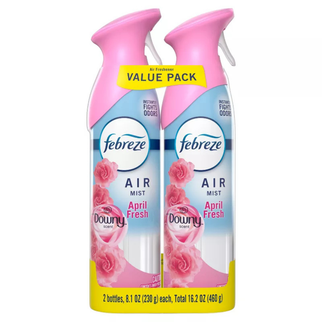 Febreze – Désodorisant en spray, parfum Downy April Fresh, lot de 2 × 230 g