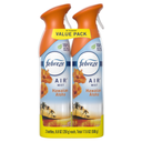 Febreze Désodorisant en Spray Hawaiian Aloha, Lot de 2 × 250 g