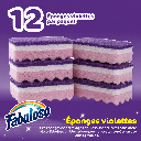 Fabuloso Éponges Récurantes Violettes, Lot de 12