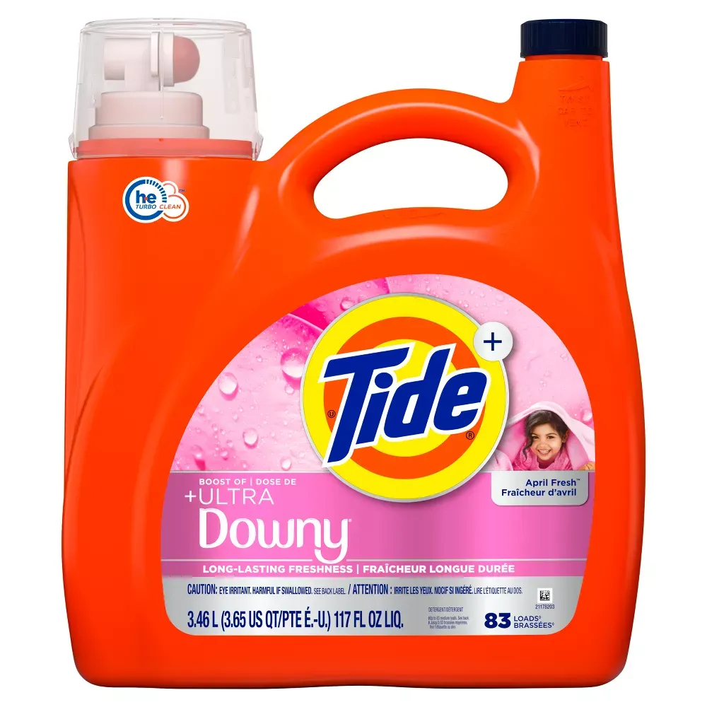 Tide Plus Downy April Fresh, 3,46 L, 83 Lavages