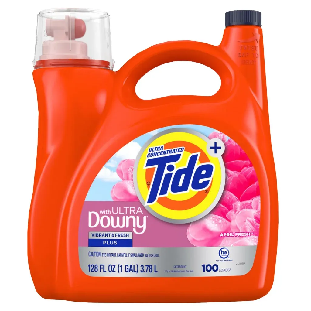 Tide Plus Downy April Fresh, 3,78 L, 100 Lavages