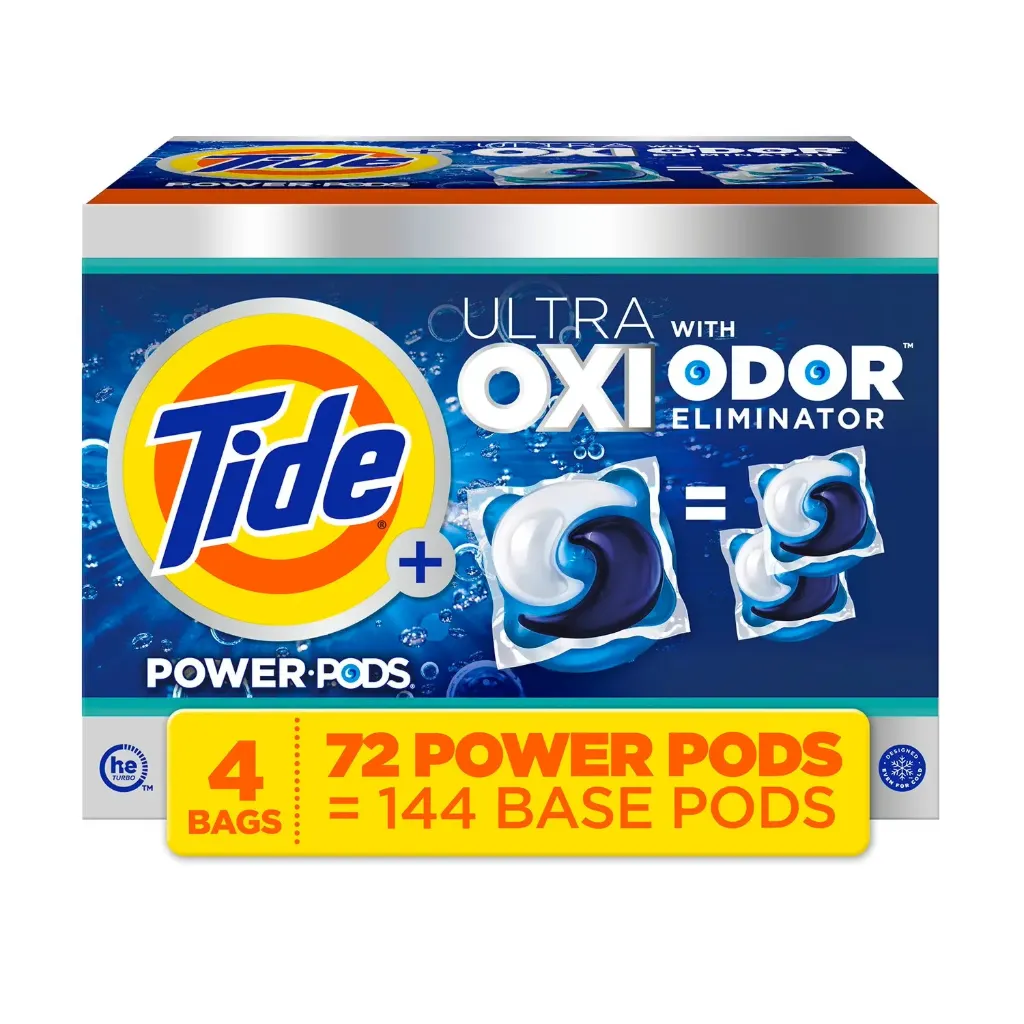 Tide Power Pods, Lessive, 72 Capsules Grand Format