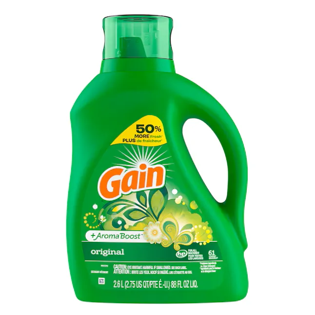 Gain Original, Lessive Liquide, 2,6 L, 61 Lavages