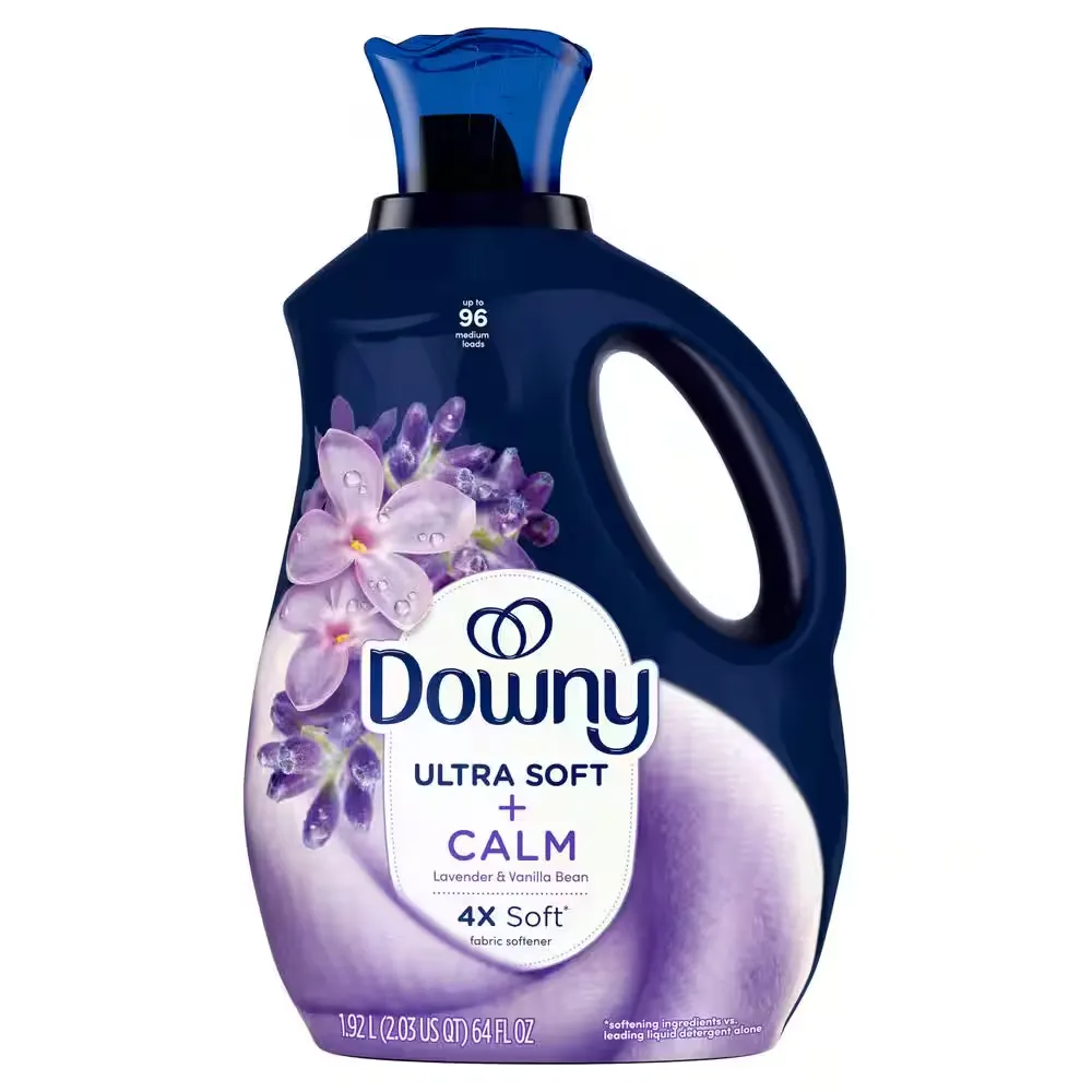 Downy Ultra Soft + Calm Lavender & Vanilla Bean, Assouplissant, 1,92 L, 96 Lavages
