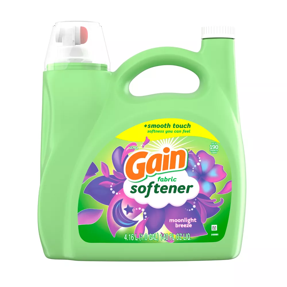 Gain Moonlight Breeze, Assouplissant, 4,16 L, 190 Lavages