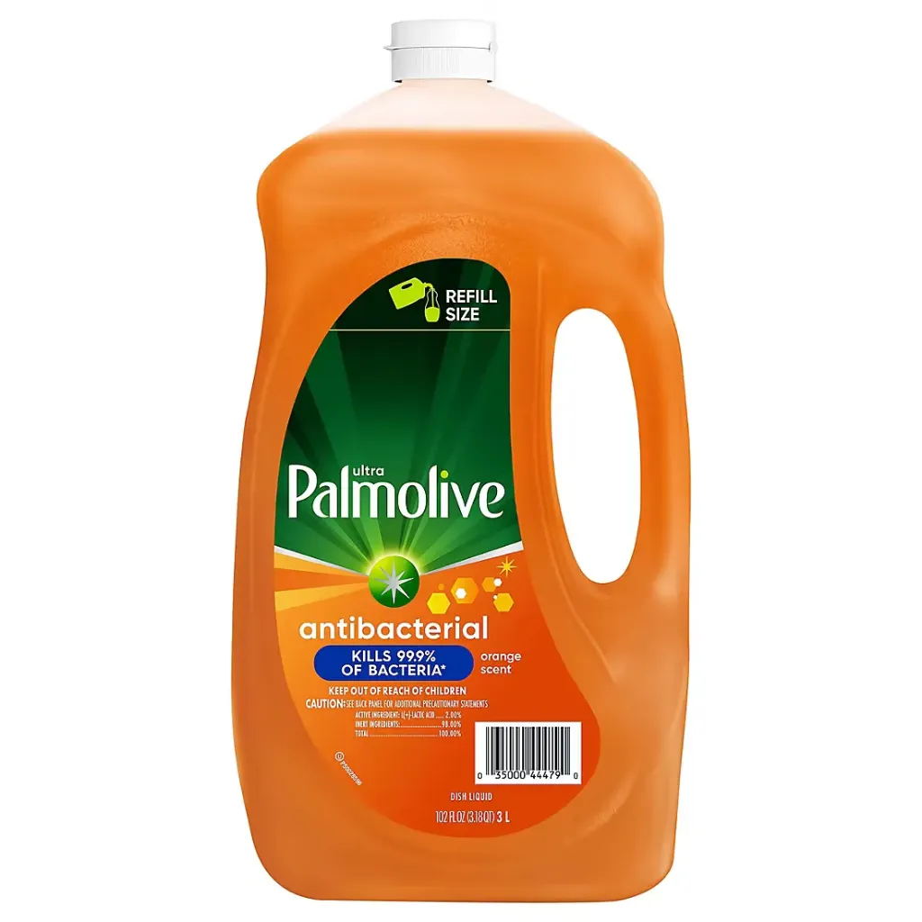 Palmolive Antibactérien, Vaisselle Liquide Orange, 3 L