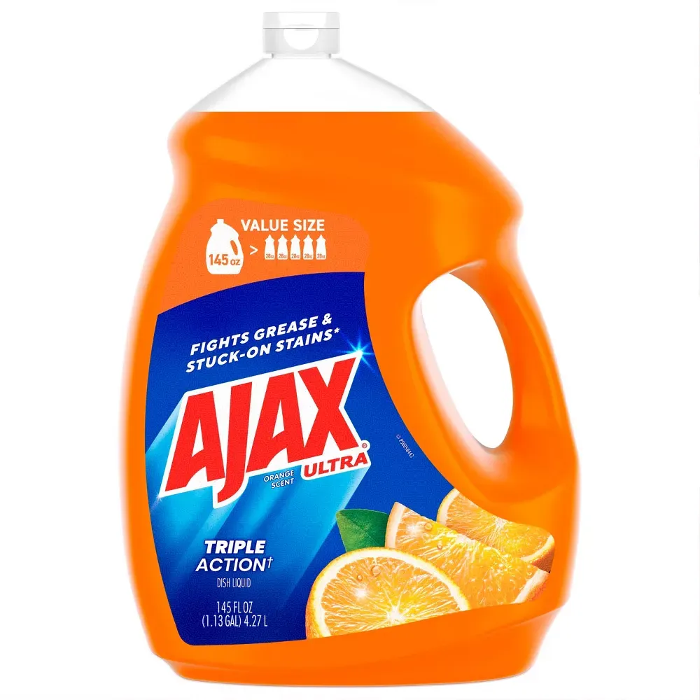 Ajax Ultra Triple Action, Vaisselle Liquide Orange, 4,27 L