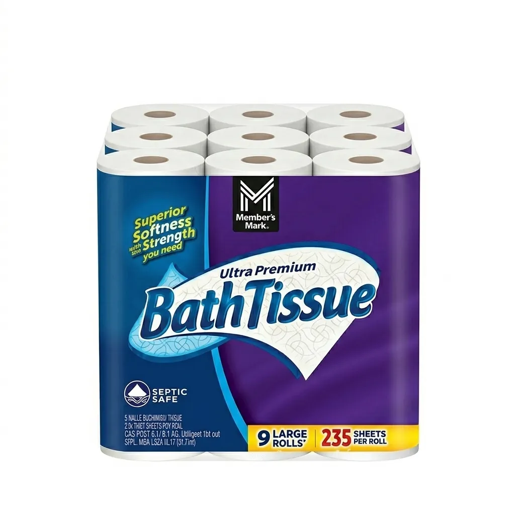 Member’s Mark Papier Hygiénique Ultra Premium, 9 Rouleaux